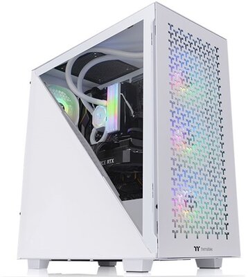 Thermaltake - Divider 300 TG Air - Snow fehér számítógépház - CA-1S2-00M6WN-02