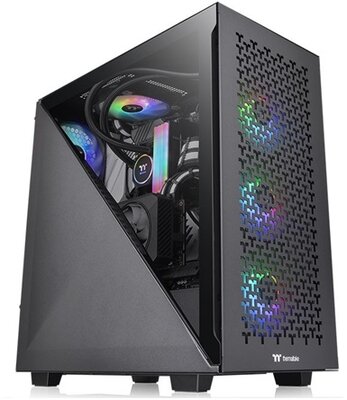 Thermaltake - Divider 300 TG Air - Fekete számítógépház - CA-1S2-00M1WN-02