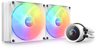 NZXT - Kraken 280 RGB AIO CPU VÍZHŰTÉS - Fehér - RL-KR280-W1