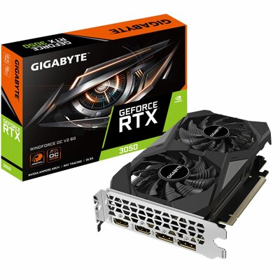 Gigabyte RTX3050 - WINDFORCE OC V2 6G - GV-N3050WF2OCV2-6GD