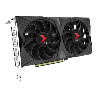 PNY RTX4060 - 8GB XLR8 Gaming VERTO™Overclocked Dual Fan DLSS 3 - VCG40608DFXPB1-O