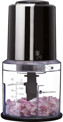 Berlinger Haus BH/9379 600 ml 2 az 1-ben fekete mini chopper aprító