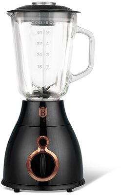 Berlinger Haus BH/9025-AF 1,5 L-es mércés edzett üvegkancsóval fekete- rose gold turmixgép