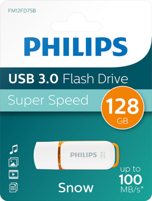 USB Flash Ram 128GB Philips Snow USB 3.0 - PH665380