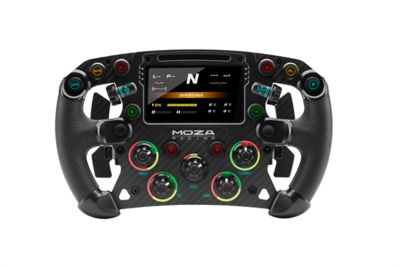 Moza Racing kiegészítő - FSR Kormánykerék (Dual Clutch, RGB, 4,3 inch kijelző, 280mm)