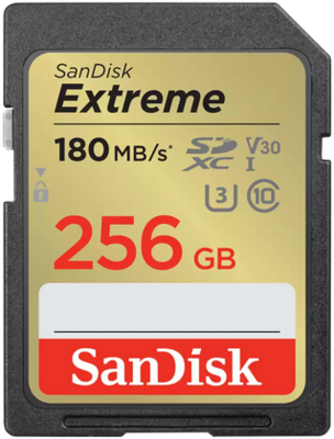 Sandisk Extreme SD UHS-I Card 256GB - SDSDXVV-256G-GNCIN