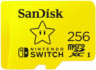 SANDISK Nintendo®-Licensed Memory Cards For Nintendo Switch™ 256GB - SDSQXAO-256G-GNCZN