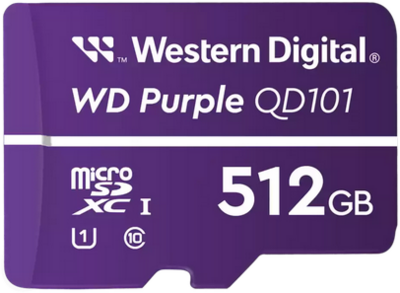 Sandisk WD Purple SC Ultra Endurance microSD Card 512GB - WDD512G1P0C