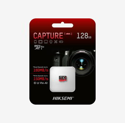 HIKSEMI CAPTURE MICRO SD CARD 128GB - HS-TF-E3(STD)/128G/CAPTURE/W