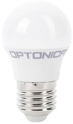 OPTONICA LED Gömb izzó, E27, 8W, meleg fehér fény, 710Lm, 2700K - 1338