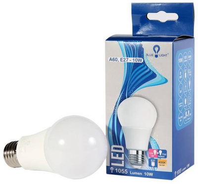 Blue Light E27 10W LED izzó 4000K - LEDBL855