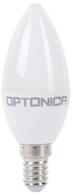 OPTONICA LED Gyertya izzó, E14, 3,7W, hideg fehér fény, 320Lm, 6000K - 1422