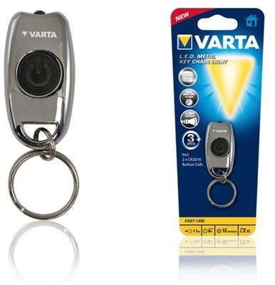 Varta METAL KEY CHAIN LIGHT elemlámpa - 16603101401