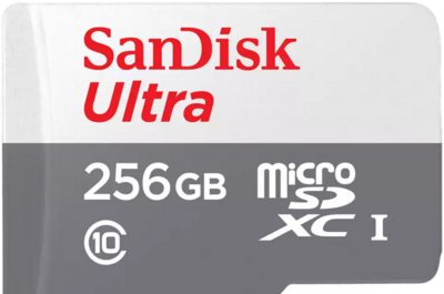SanDisk Ultra microSDHC™/microSDXC™ UHS-I card 256GB - SDSQUNR-256G-GN6TA