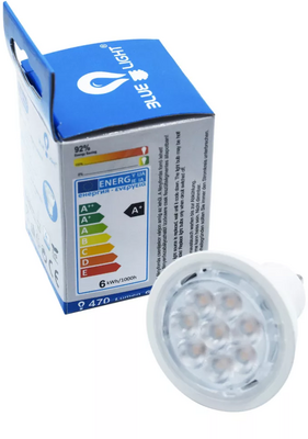 Blue Light GU10 6W LED izzó 2700K - LEDBL860