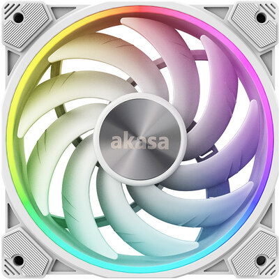 Akasa - SOHO AR - AK-FN108-WH - 120 mm-es PWM ventilátor, aRGB LED