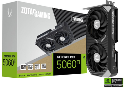 ZOTAC RTX5060TI - 16GB Twin Edge - ZT-B50620E-10M