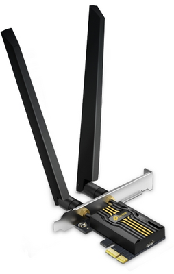 TP-LINK - Archer TBE400E BE6500 Wi-Fi 7 Bluetooth 5.4 PCIe Adapter
