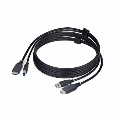 Startech - 1.8m-es HDMI és USB 5 Gbps KVM kábel - HU1226-KVM-CABLE