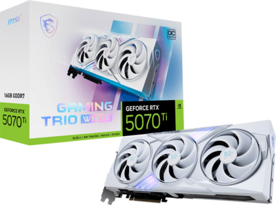 MSI RTX5070TI - 16G GAMING TRIO OC WHITE
