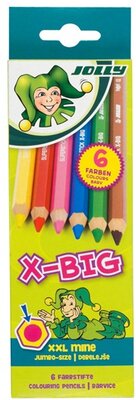 Jolly X-Big extra vastag 6 darabos színesceruza készlet
