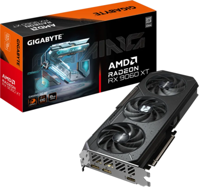 GIGABYTE RX9060XT - GAMING OC 8G - GV-R9060XTGAMING OC-8GD