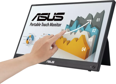 ASUS - ZenScreen Touch MB16AHT