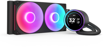 NZXT - Kraken Elite 280 RGB V2 AIO CPU VÍZHŰTÉS - FEKETE - RL-KR28E-B2