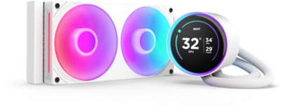 NZXT - Kraken Elite 240 RGB V2 AIO CPU VÍZHŰTÉS - FEHÉR - RL-KR24E-W2