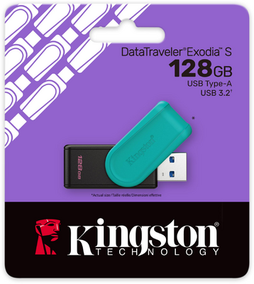 Kingston - DataTraveler Exodia S 128GB - DTXS/128GB