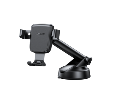UGREEN - Autós telefon gravitációs tartó 4,7" - 7" tapadókorongos, automata lock, szürke - 60990B