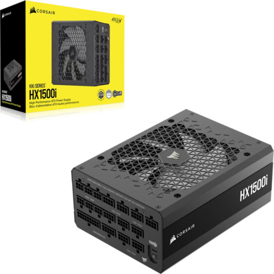 CORSAIR - HX1500i (2025) 1500W ATX 3.1 80+ Platinum tápegység - CP-9020309-EU