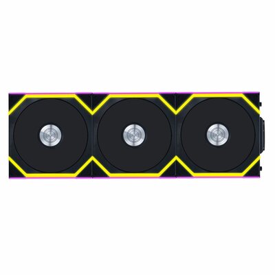 Lian Li UNI FAN SL Wireless ARGB PWM - 120mm, fekete, 3db-os csomag - 12SL1W3B