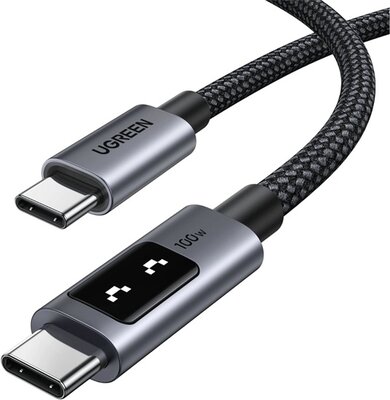 UGREEN - Uno L509 100W 2m USB-C fekete adat- és töltőkábel - 35512