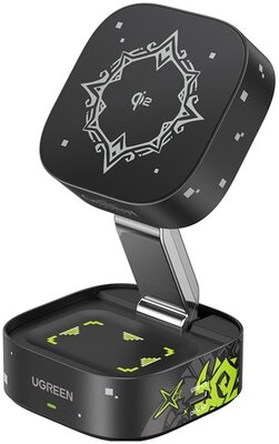 UGREEN - W702 Genshin Impact sorozat Qi2 2in1 töltőállomás + Type-C kábel - 35316GI