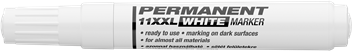 ICO 11 XXL D10 3mm fehér permanent marker