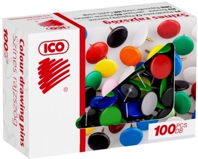ICO 224 100db/cs színes rajzszög