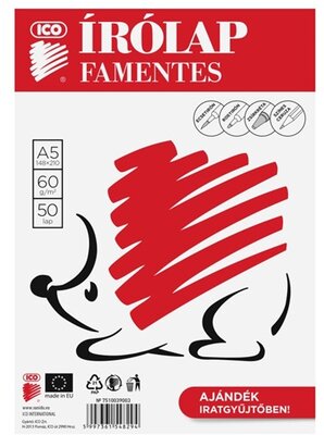 ICO Süni A5 famentes 50db írólap