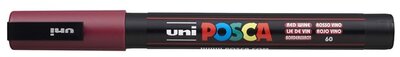 Uni POSCA PC-3M vörösbor marker