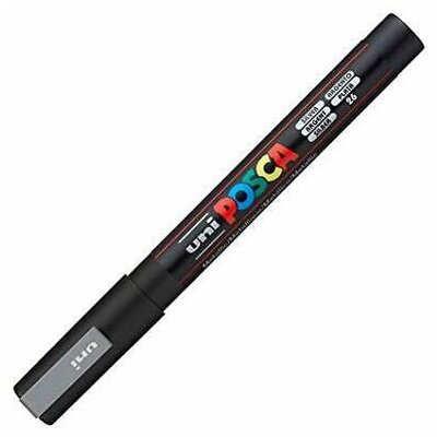Uni POSCA PC-3M ezüst marker