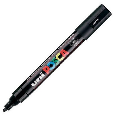Uni POSCA PC-5M fekete marker