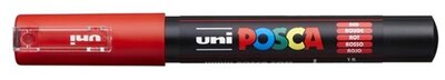 Uni POSCA PC-1M piros marker