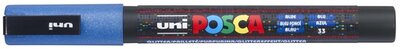 Uni POSCA PC-3ML csillámló kék marker