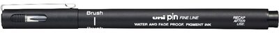 Uni PIN ecset fekete rajzmarker