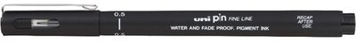 Uni PIN 0,5 mm fekete rajzmarker