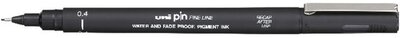 Uni PIN 0,4 mm fekete rajzmarker