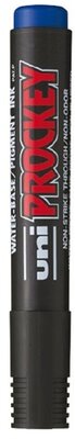 Uni PM-126 Prockey vágott hegyű kék flipchart marker
