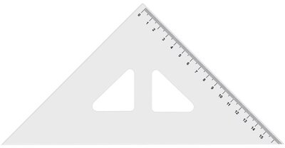 Koh-I-Noor 744750 60°/250 átlátszó háromszög vonalzó