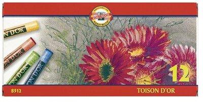 Koh-I-Noor Toison 8512 12db-os vegyes színű porkréta