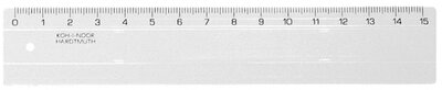 Koh-I-Noor 15cm átlátszó vonalzó